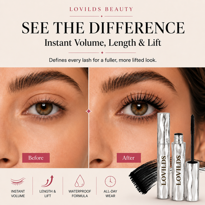 LAST DAY - BUY 1 GET 1 FREE💜Waterproof Curling & Lengthening Mascara