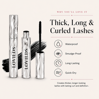 LAST DAY - BUY 1 GET 1 FREE💜Waterproof Curling & Lengthening Mascara
