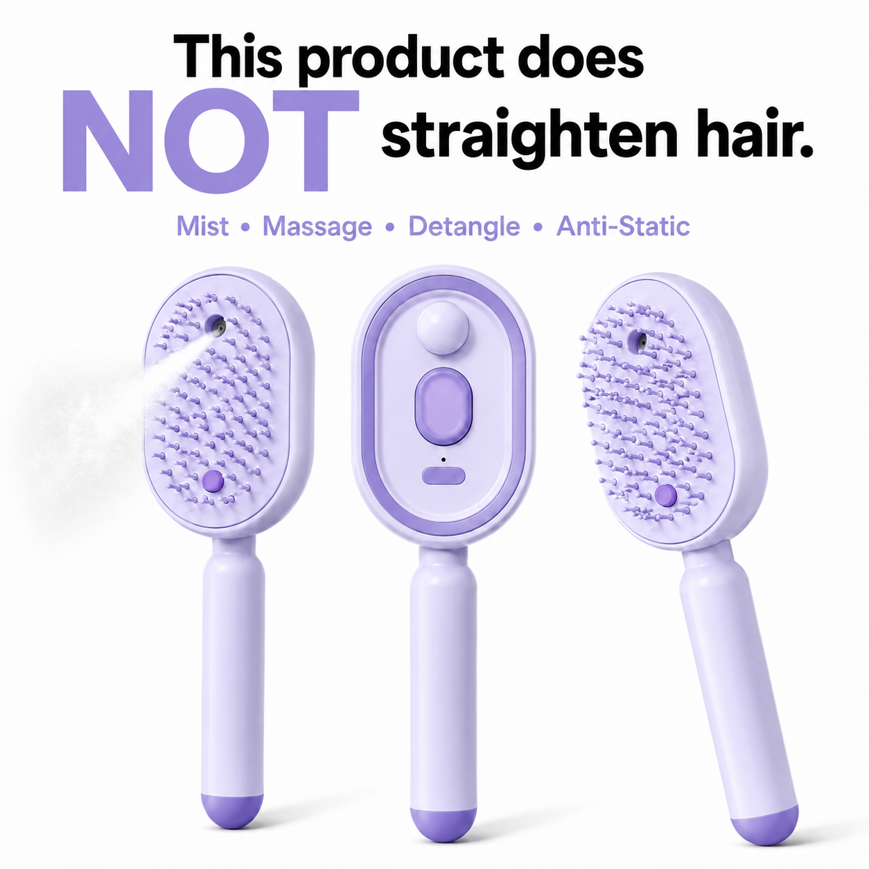 Electric Spray Air Cushion Massage Comb